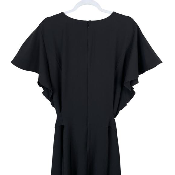 Lane Bryant Black Lena Midi Dress Size 28 Wedding Guest Party Night Out NWT - Picture 8 of 11